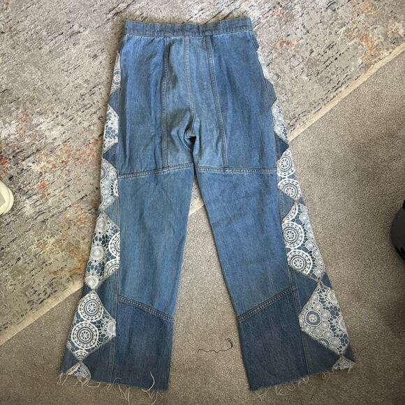 Free People In My Element Patchwork Jeans - Picture 8 of 9